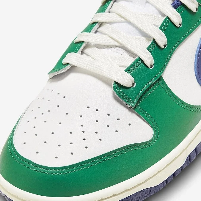 Кроссовки Nike Dunk Low Retro White/Gorge Green/Deep Royal Blue/Sail
