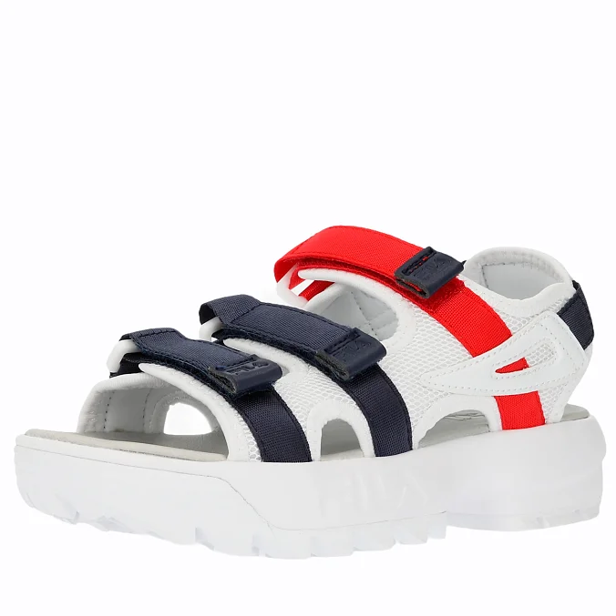 Сандалии женские FILA Disruptor Sandal White/Navy/Red