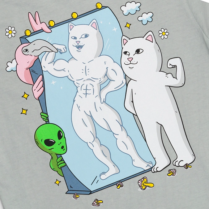 Футболка RIPNDIP Magic Mirror Tee Grey