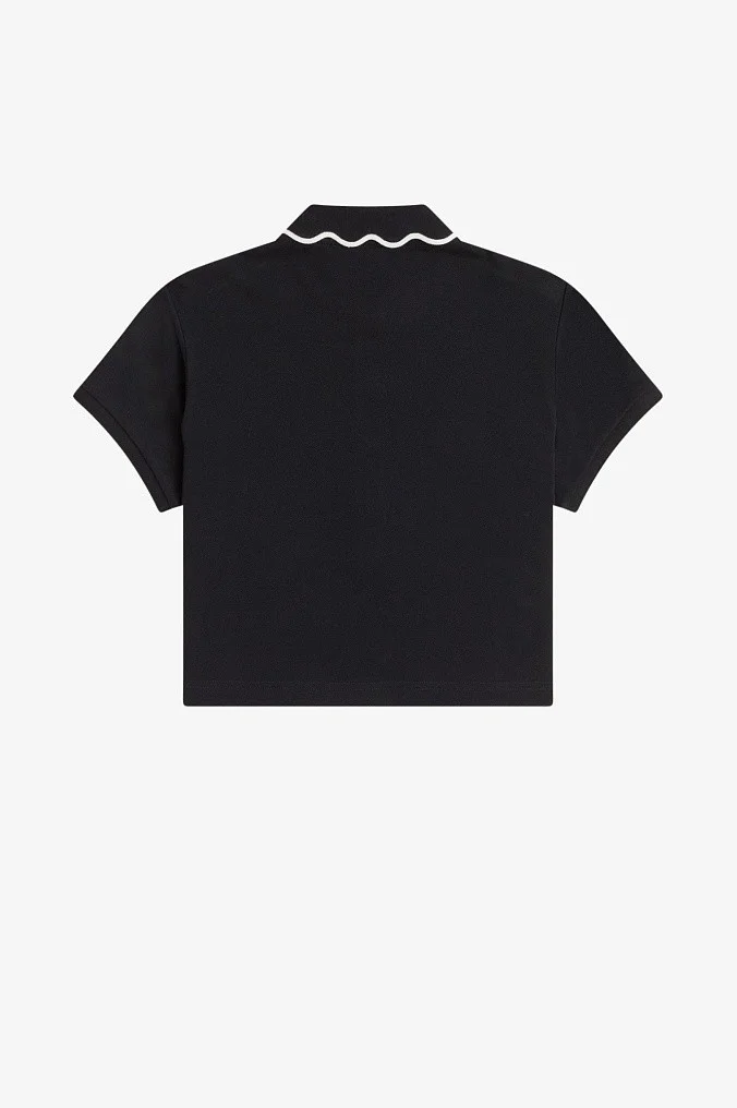 Рубашка поло женская Fred Perry Scalloped Trim Polo Shirt