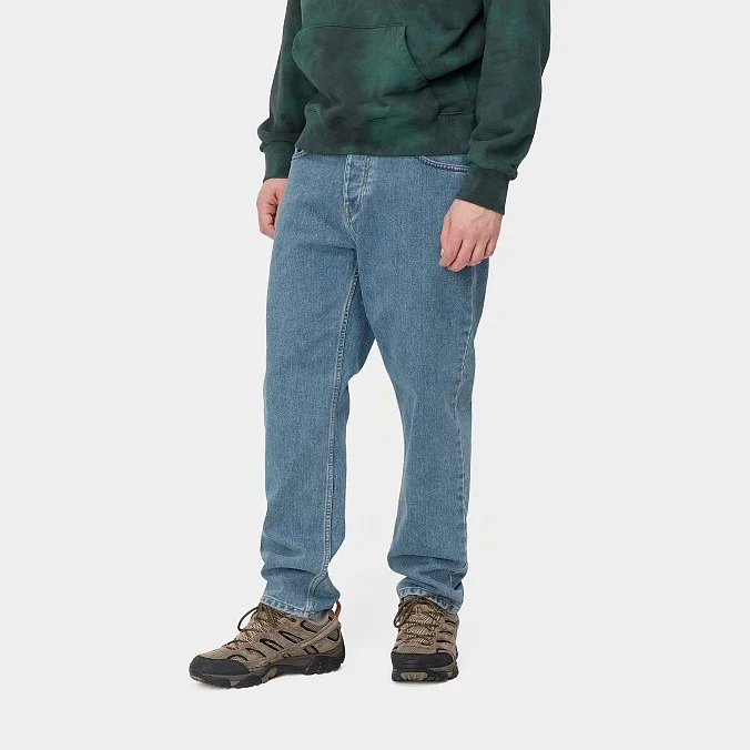 Мужские джинсы Carhartt WIP Newel Pant Blue (stone bleached)