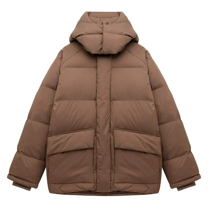 Короткая куртка мужская SHU коричневая