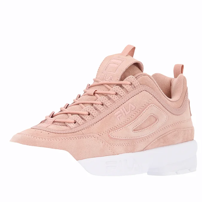Кроссовки женские FILA Disruptor II Chalk Misty rose/Misty rose/White