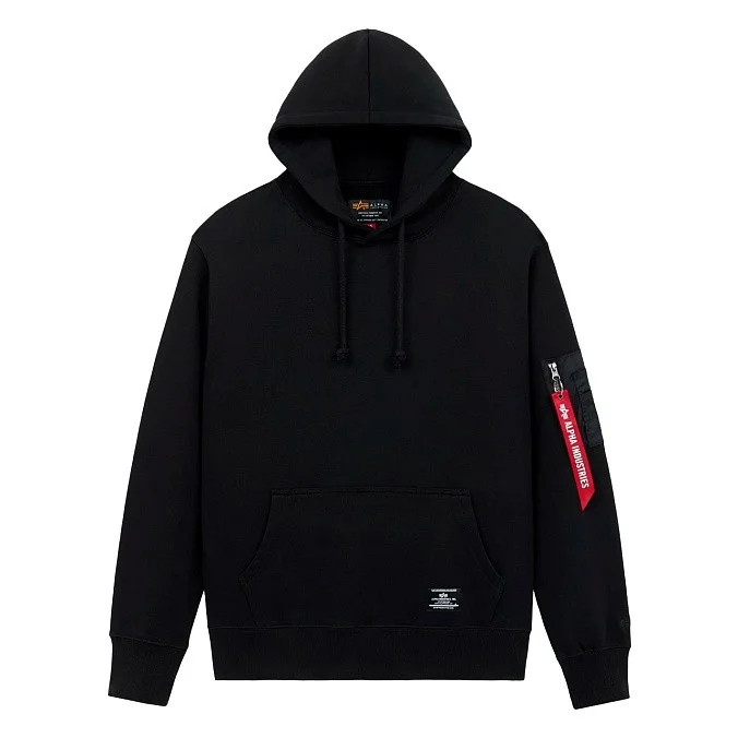 Толстовка Alpha Industries Utility Pocket Hoodie Black