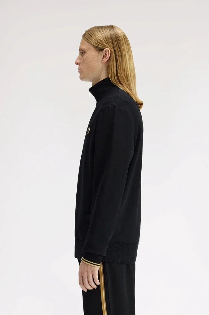 Толстовка Fred Perry Stripe Tape Half Zip Sweatshirt