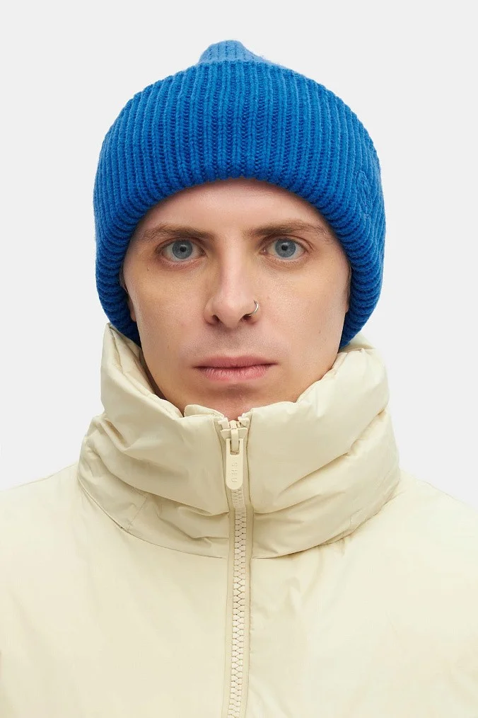 Высокая шапка SHU синяя