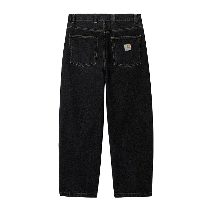 Мужские джинсы Carhartt WIP Brandon Pant Black (stone washed)