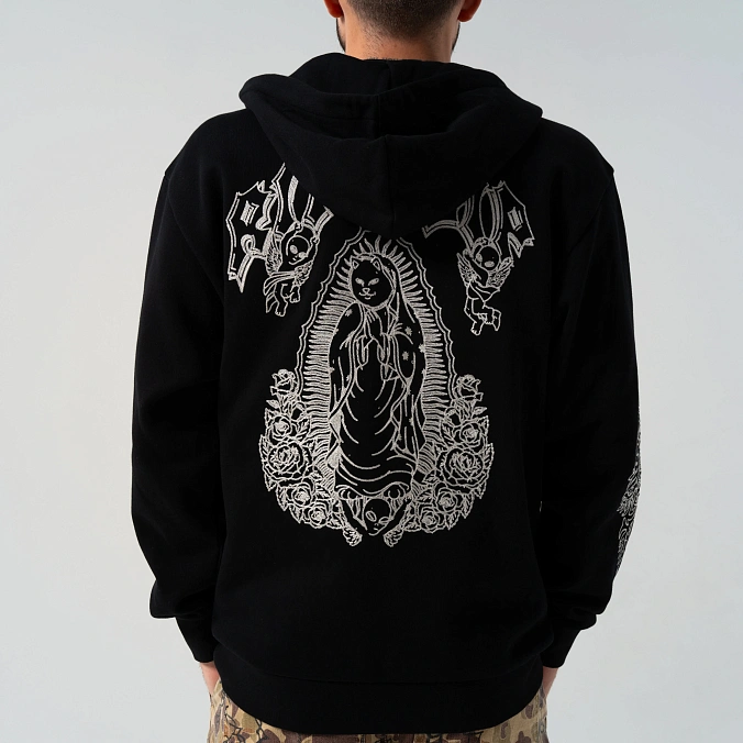 Толстовка RIPNDIP Mother Nerm Zip Up Hoodie Black
