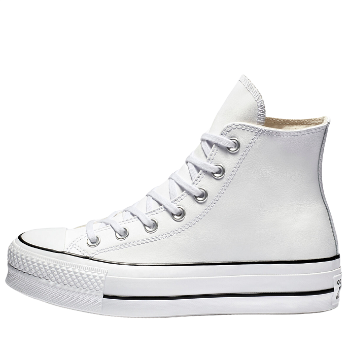 Кеды женские Converse Chuck Taylor All Star Lift Platform Leather White/Black/White