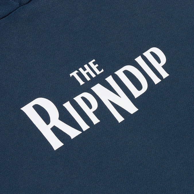 Толстовка RIPNDIP Crosswalk Hoodie Navy Vintage Wash