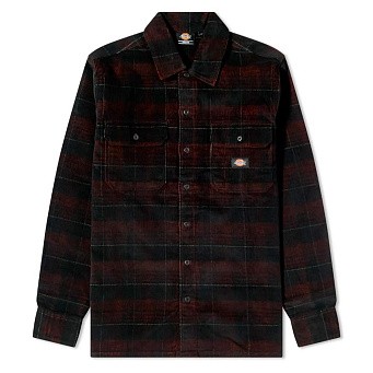 Рубашка Dickies Alma Corduroy Shirt Check Dark Base