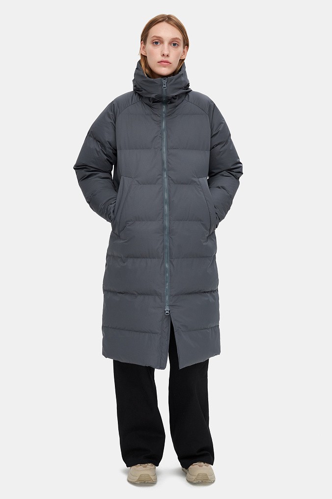 Пуховик женский SHU графитовый