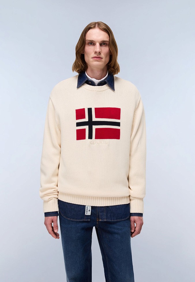 Свитер Napapijri Mura Jumper Beige Dimity