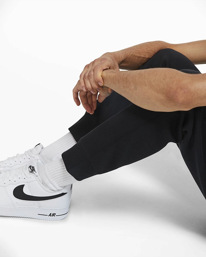 Брюки спортивные Nike Sportswear Club Fleece Black/Black/White