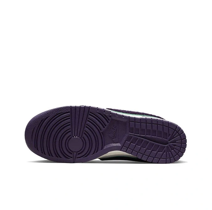 Кроссовки Nike Dunk Low Retro Chenille Swoosh Sail/Grand Purple/Neptune Green