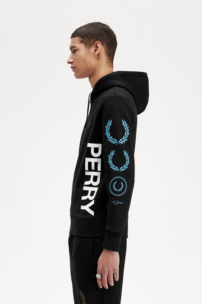 Толстовка Fred Perry Graphic Branding Hooded Sweats