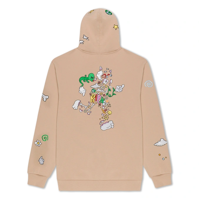Толстовка RIPNDIP Broken Down Hoodie Almond