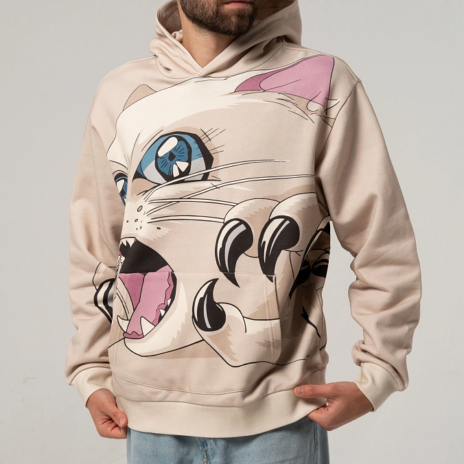 Толстовка RIPNDIP Metal Claw Hoodie Bone