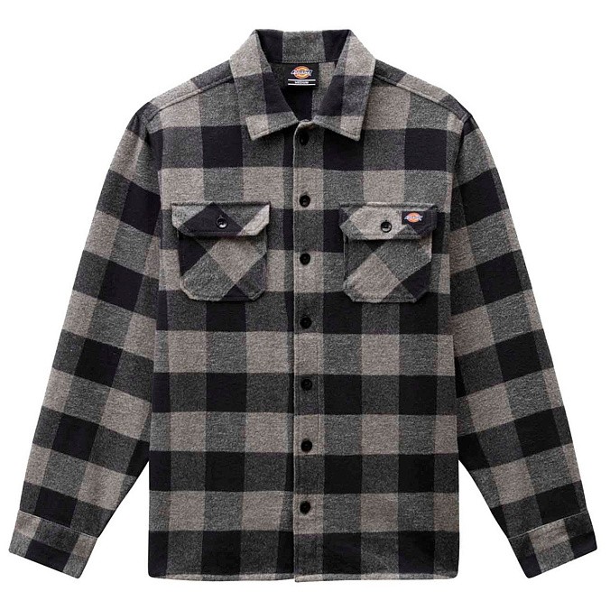 Рубашка Dickies New Sacramento Shirt Grey Melange