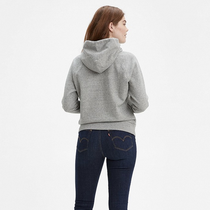 Толстовка женская Levi's Sport Graphic Hoodie Smokestack Heather