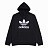 Толстовка adidas Originals Adicolor Classics Trefoil Hoodie  Black/White