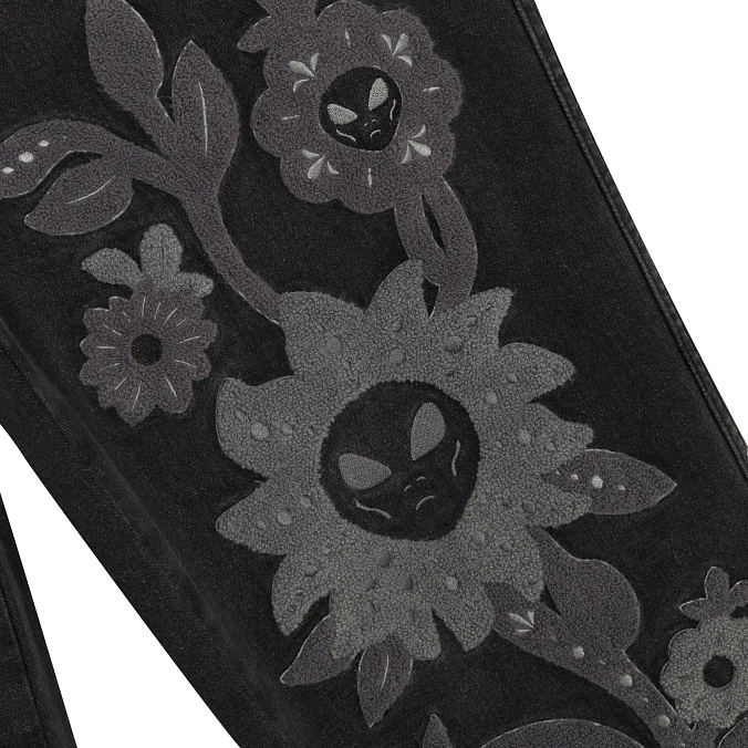 Брюки RIPNDIP Space Garden Pants Black Vintage Wash
