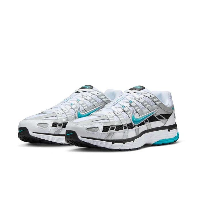 Кроссовки мужские Nike P-6000 White/Metallic Silver/Black/Dusty Cactus