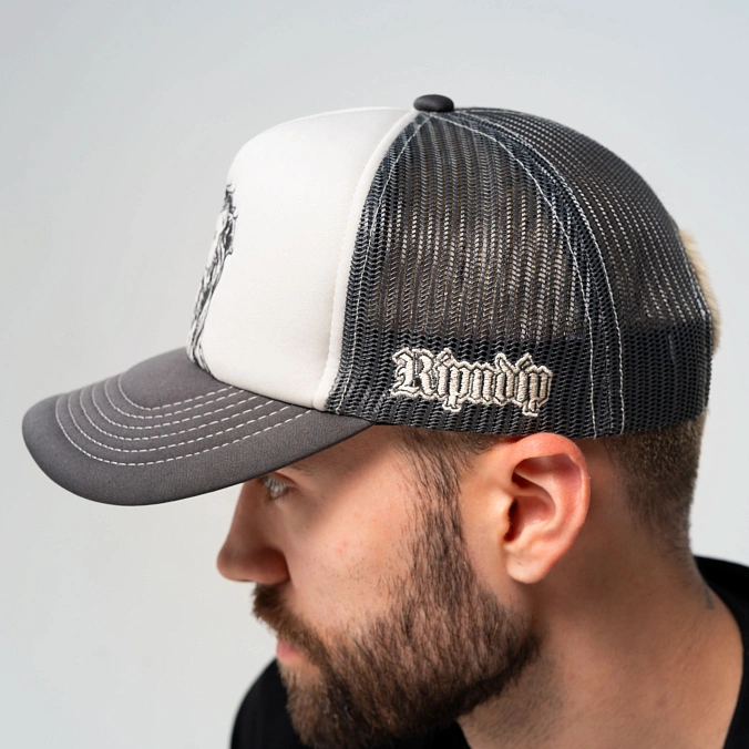 Кепка RIPNDIP Lord Savior Trucker Hat Dark Charcoal