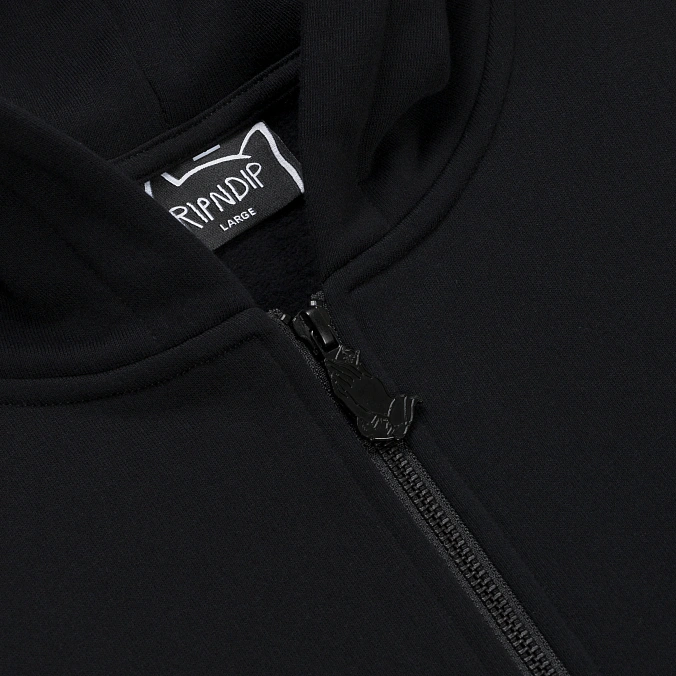 Толстовка RIPNDIP Mother Nerm Zip Up Hoodie Black