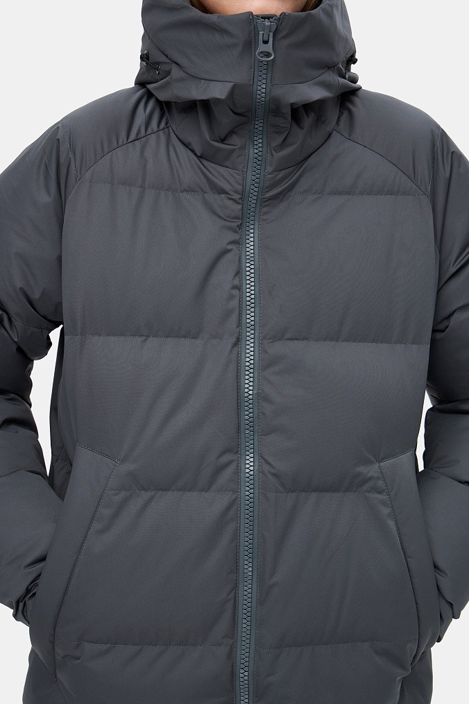 Пуховик женский SHU графитовый