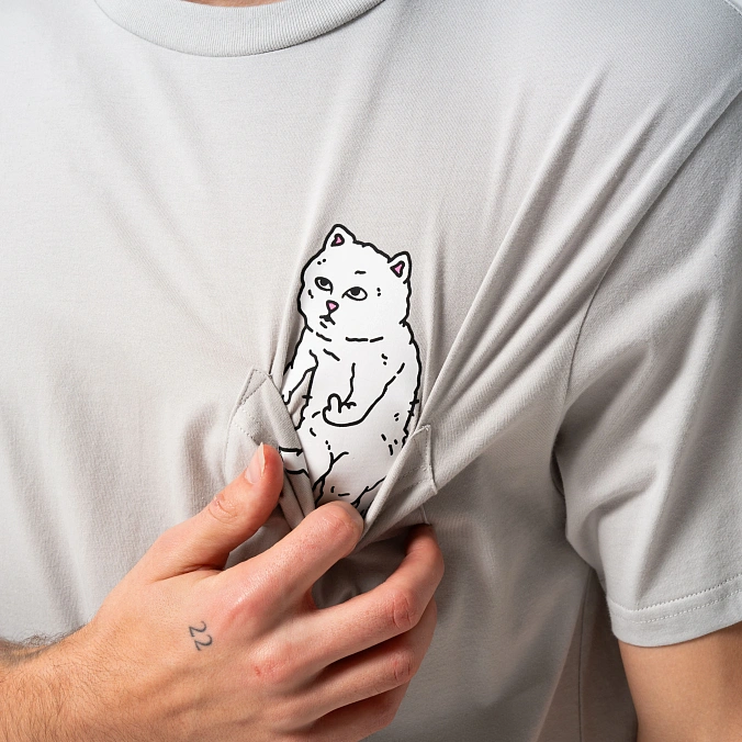 Футболка RIPNDIP For Sale Pocket Tee Grey